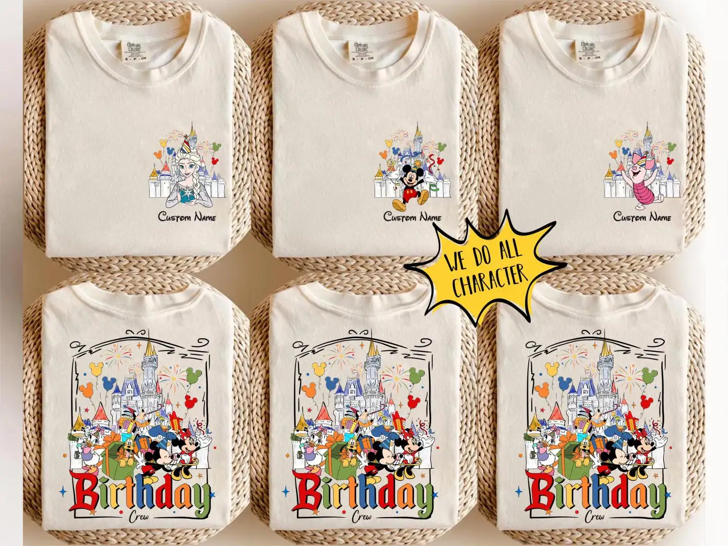 Custom Disney Birthday Shirt for Boys & Girls