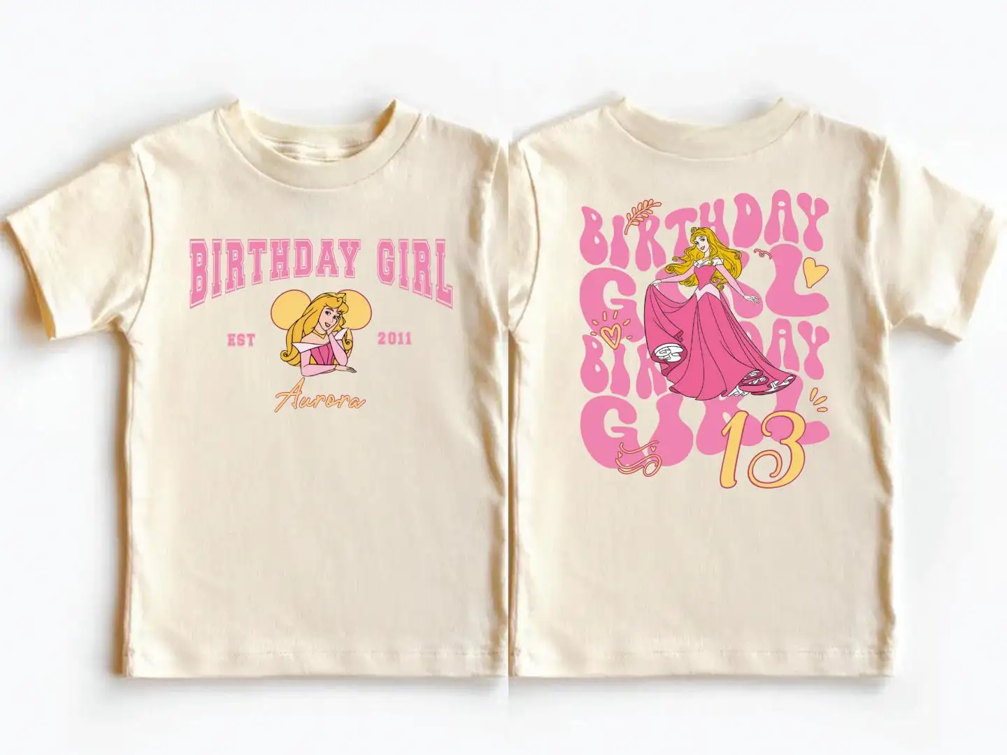 Disney Princess Birthday Shirt for Girls Trip