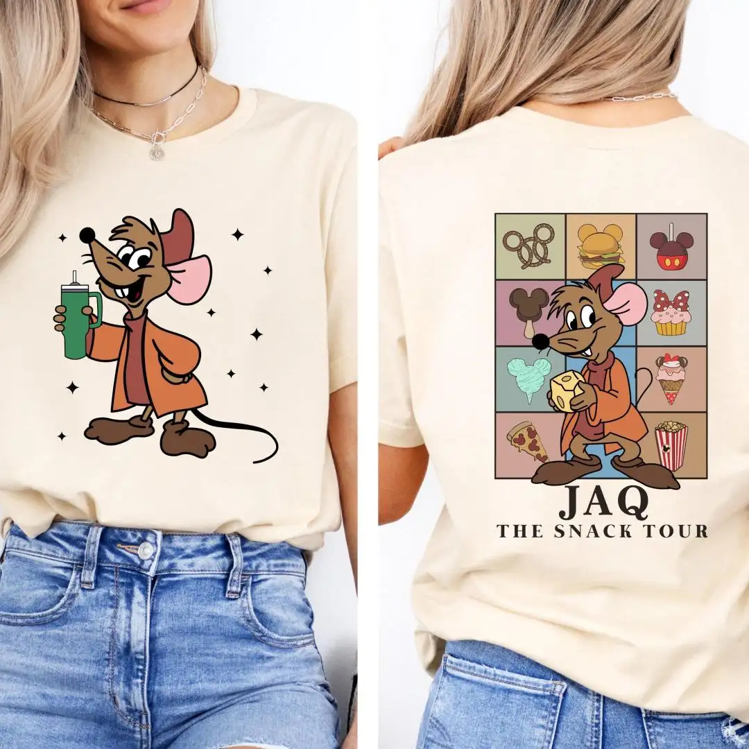 Disney Jaq Snack Tour Shirt for Cinderella Fans