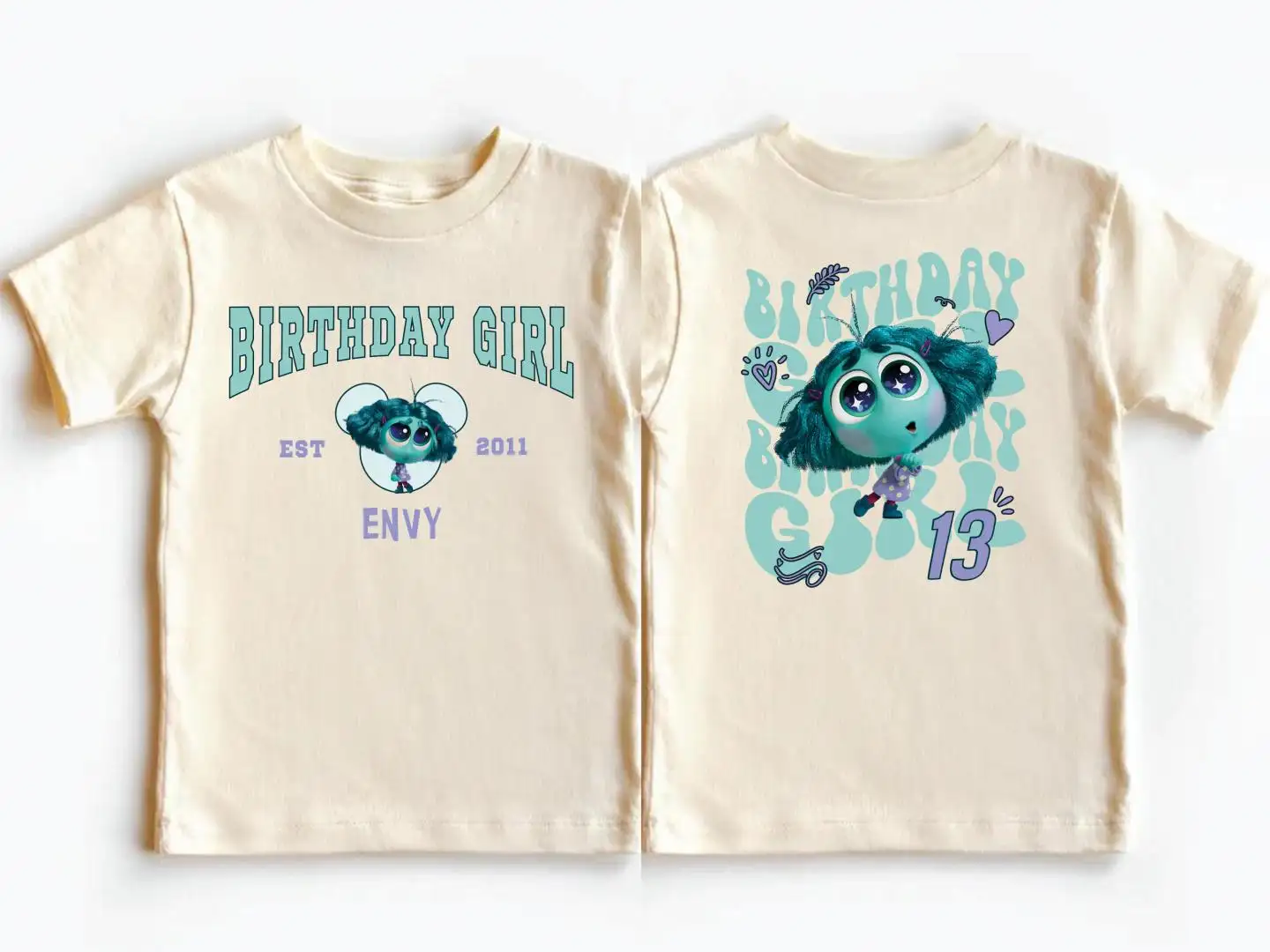 Disney Inside Out Envy Shirt for Toddler Birthday Girl