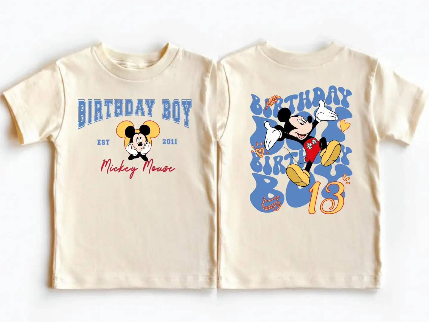 Disney Mickey Birthday Boy Shirt for Son