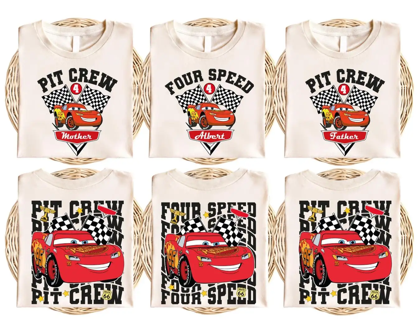 Lightning McQueen Birthday Boy Shirt For Pit Crew