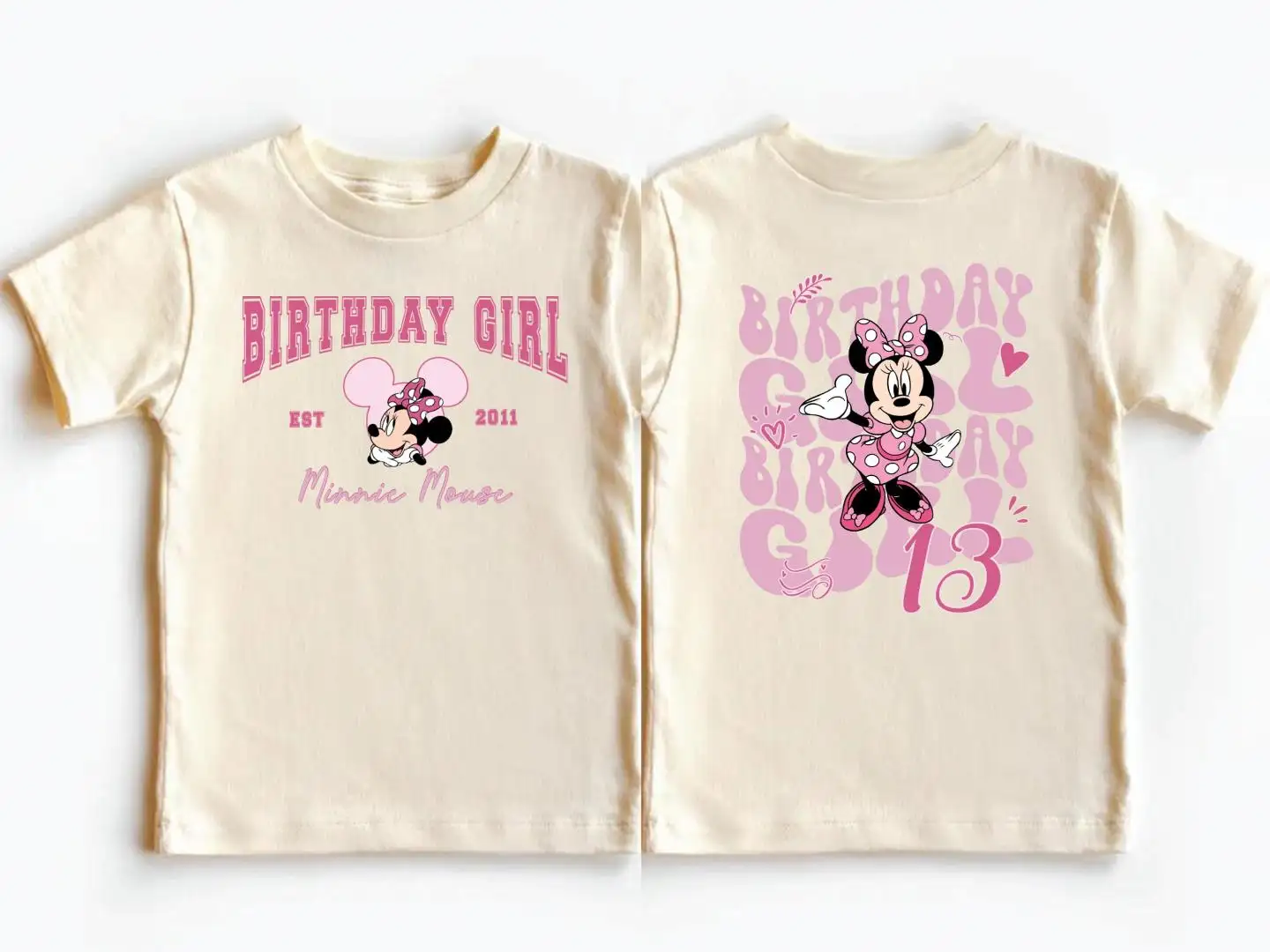 Custom Disney Minnie Birthday Girl Shirt