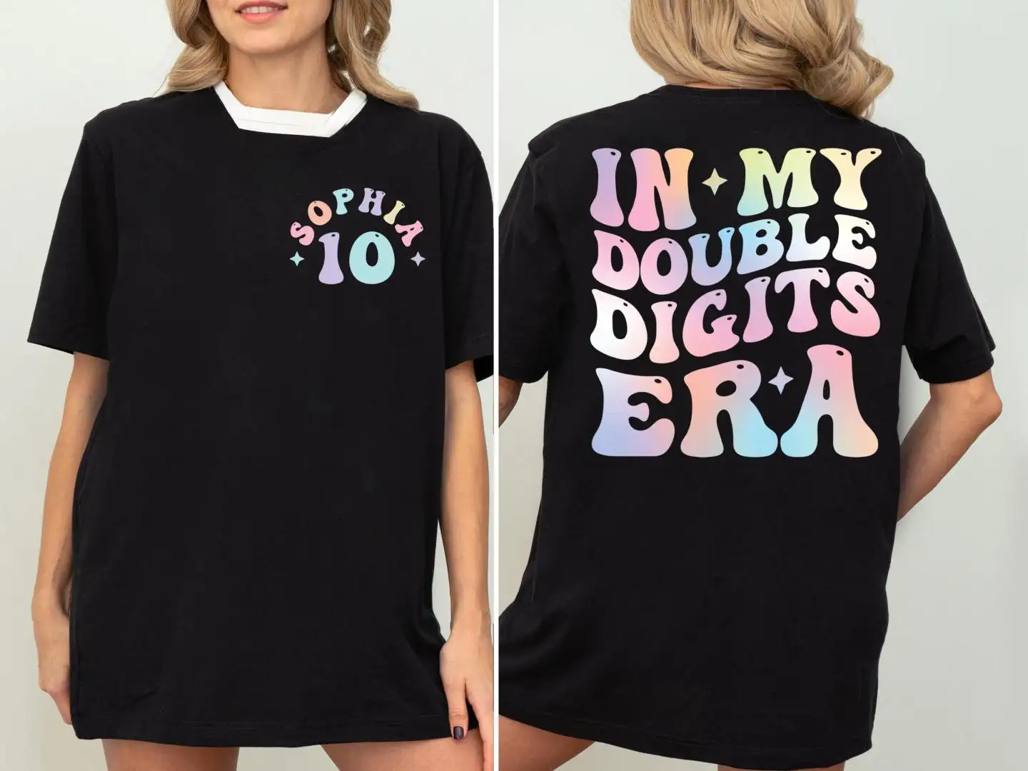 Personalized 10 Year Old Birthday Shirt