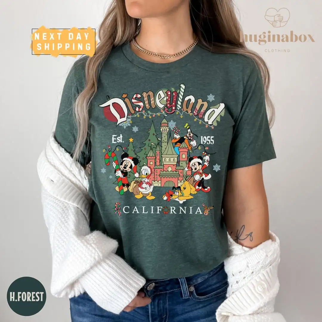Vintage Disneyland Christmas Shirt for Toddlers