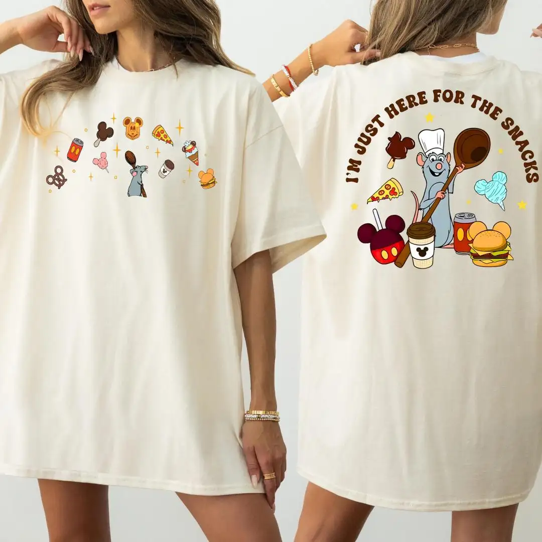 Disney Ratatouille Chef Shirt Just Here For The Snacks