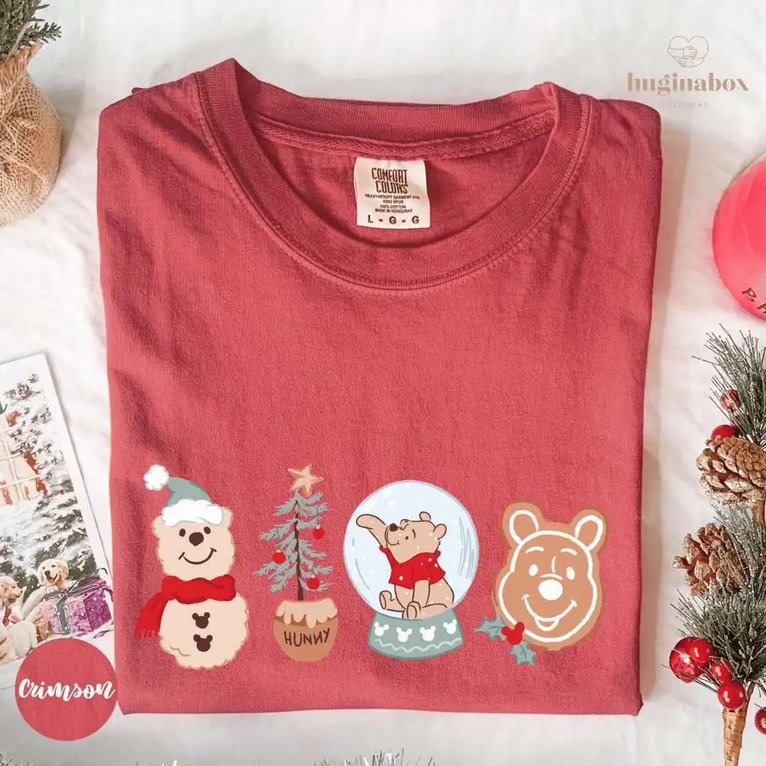 Christmas Bear Holiday Shirt Cozy Winter Aesthetic