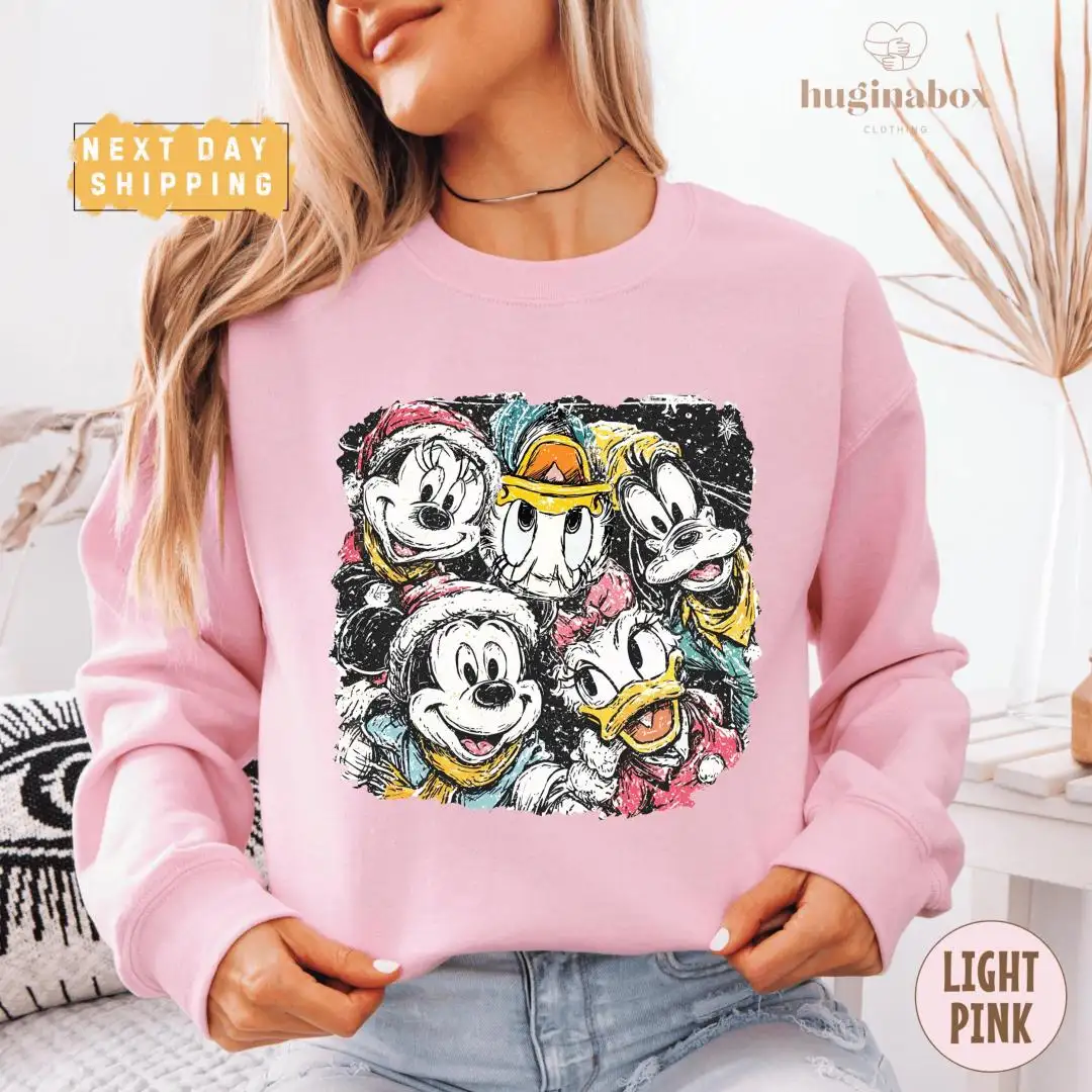 Vintage Mickey Christmas Shirt | Kids Holiday Gift