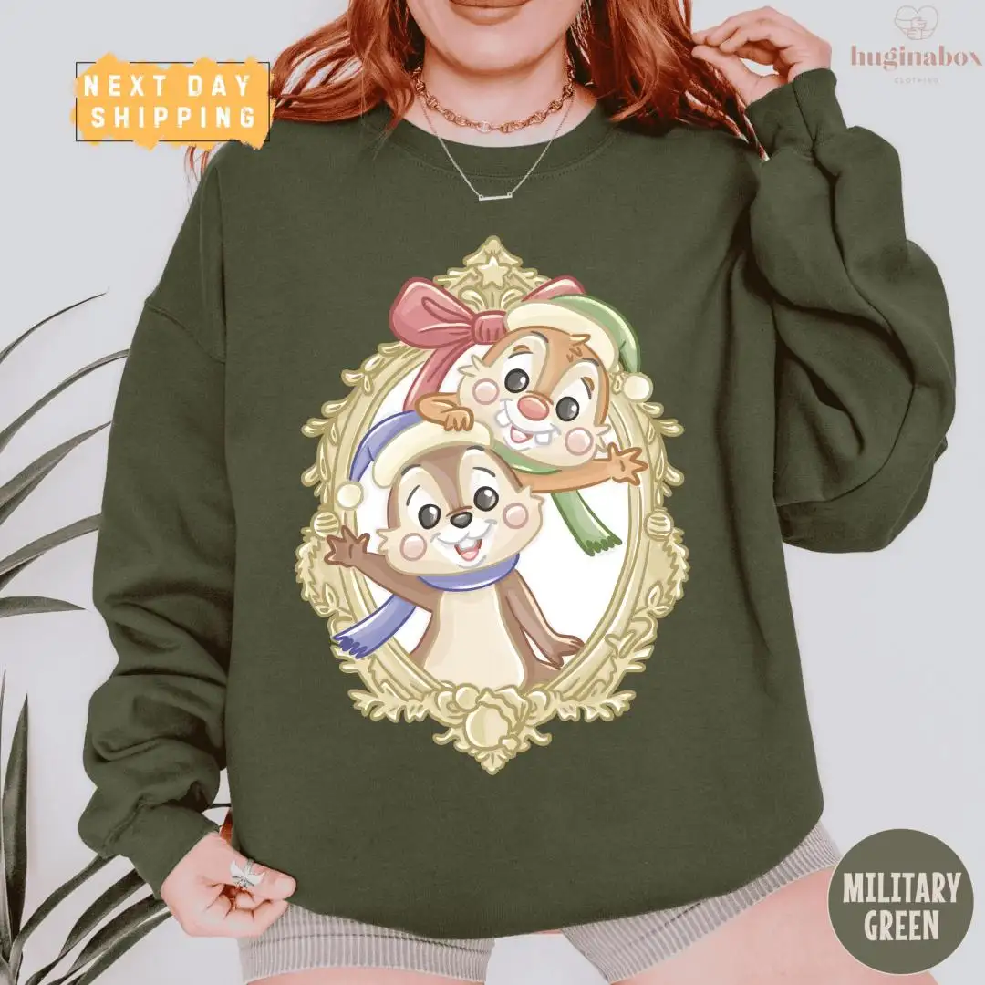 Christmas Chipmunk Shirt for Kids Holiday Gift