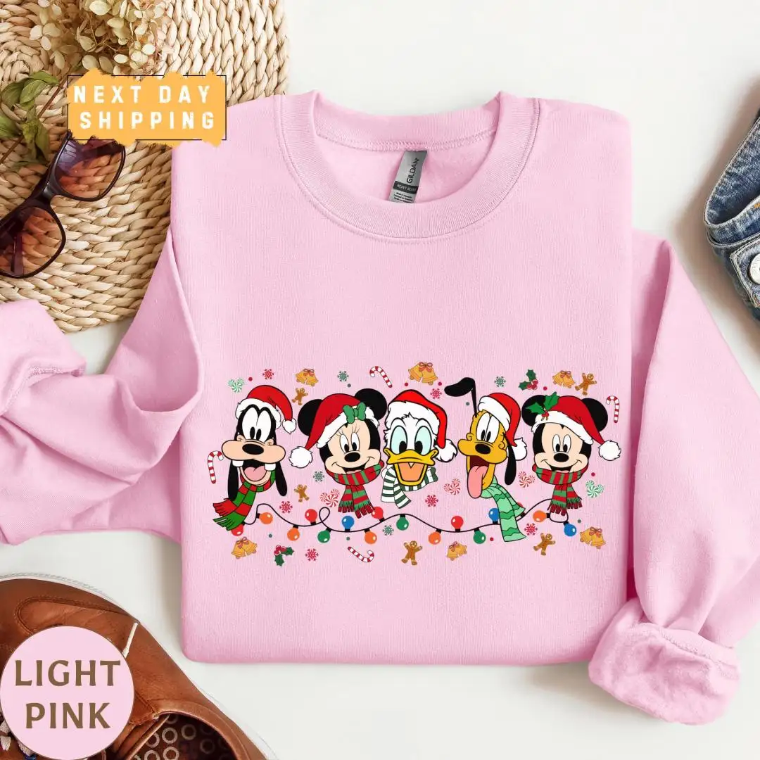 Vintage Disney Christmas Shirt for Family Gifts