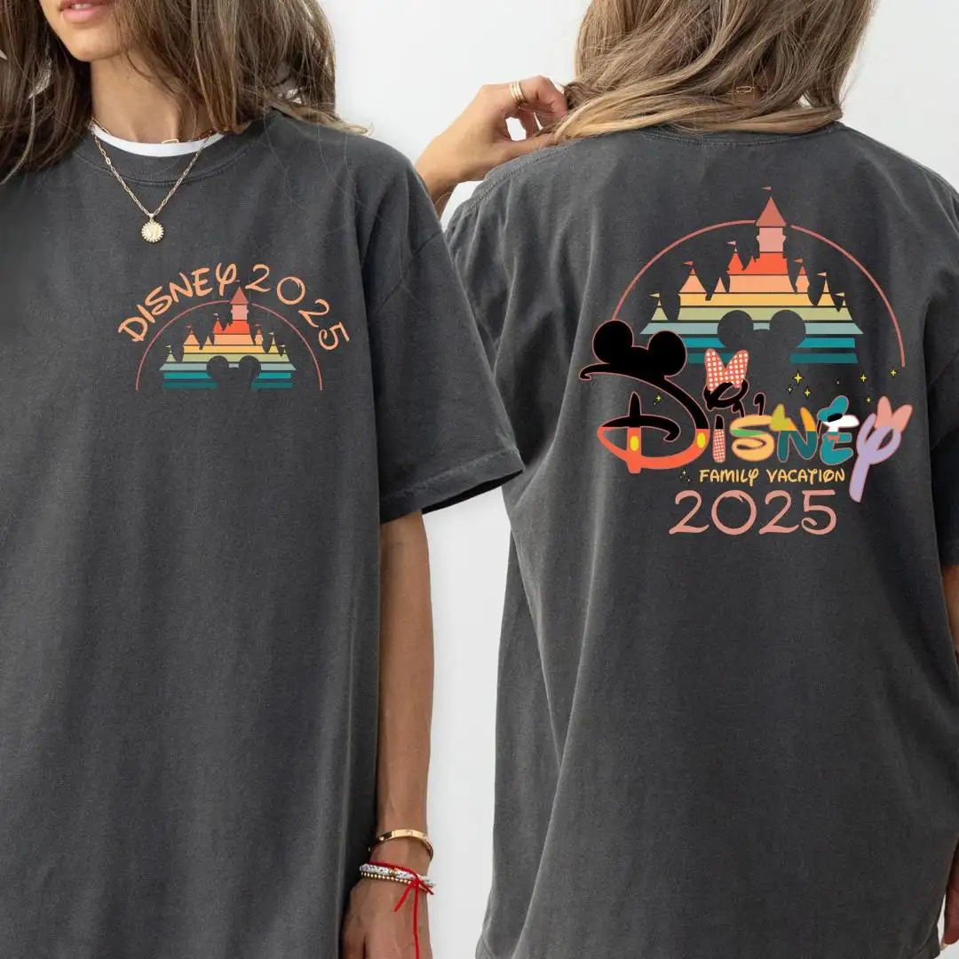 Disney 2025 Vacation Shirt for Family Magic Castle