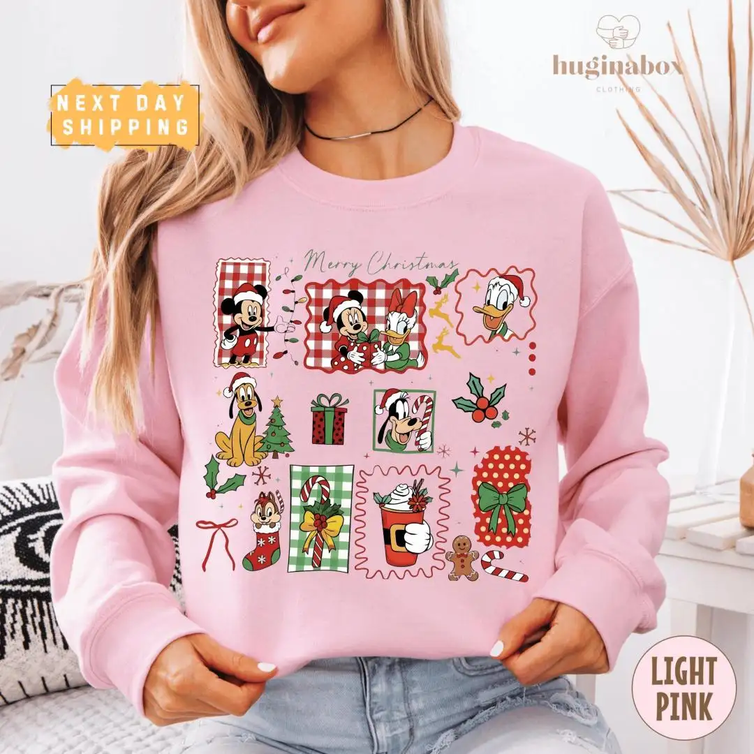 Christmas Disney Friends Kids Shirt Holiday Gift