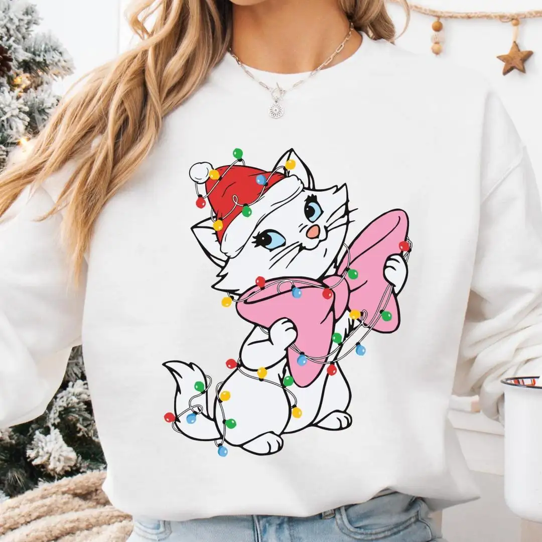 Disney Aristocats Marie Christmas Shirt for Cat Lovers