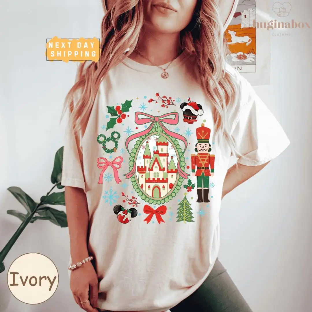 Christmas Castle Vintage Wonderland Holiday Shirt