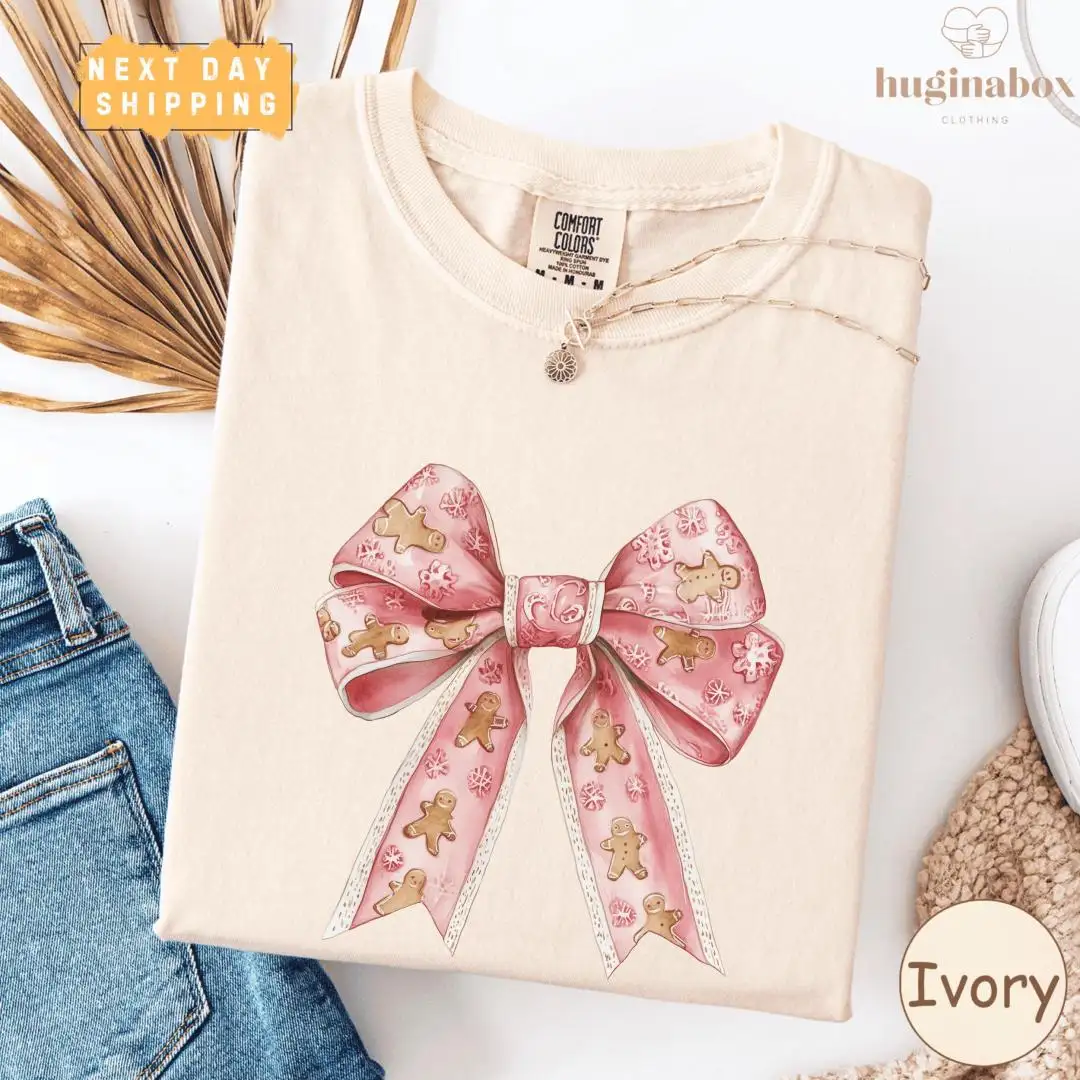 Cute Holiday Cookie Shirt with Gingerbread Men