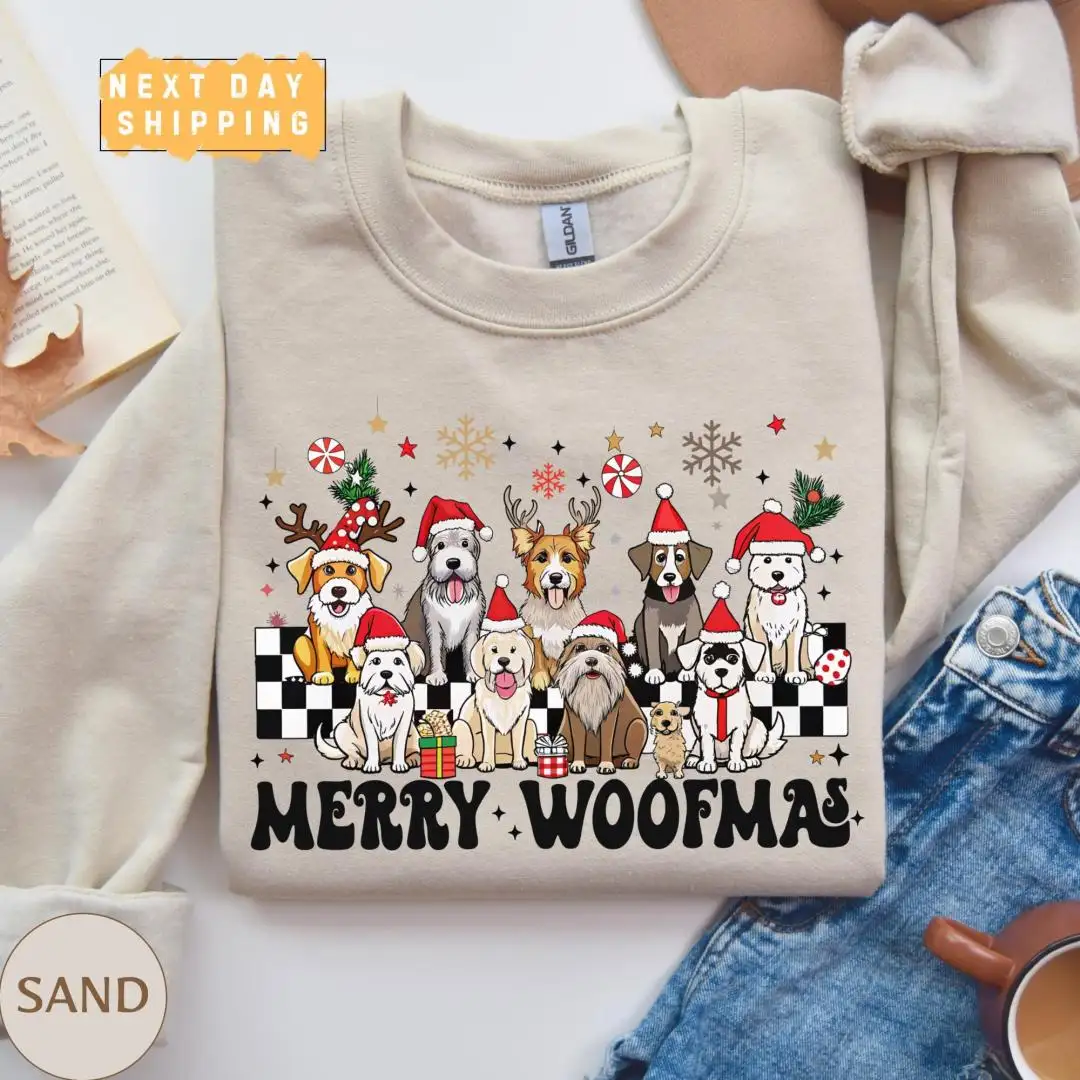 Funny Dog Mom Christmas Shirt | Holiday Gift For Dog Lover