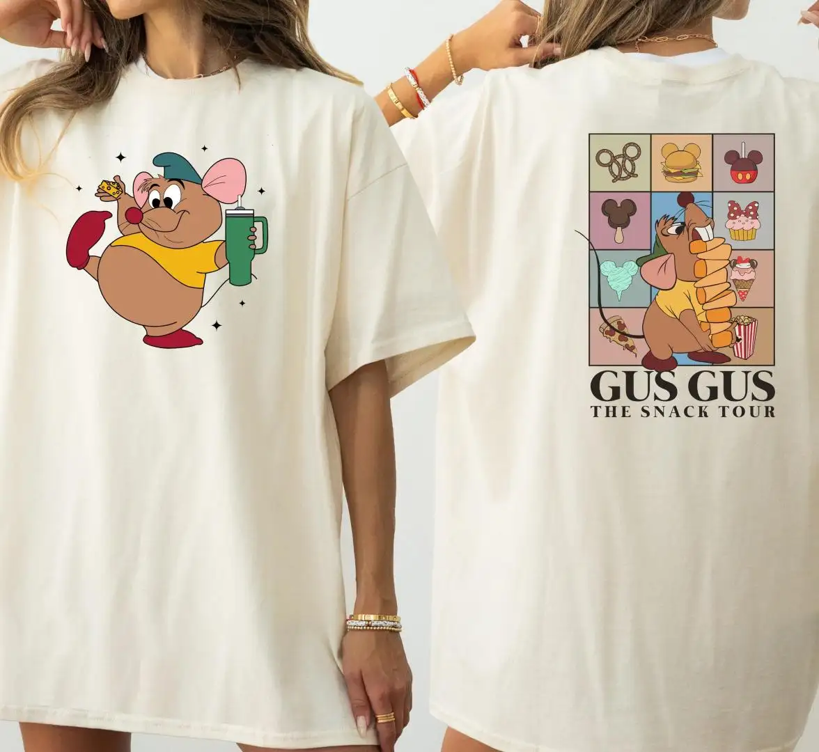 Disney Cinderella Gus Gus Mouse Snack Tour Shirt