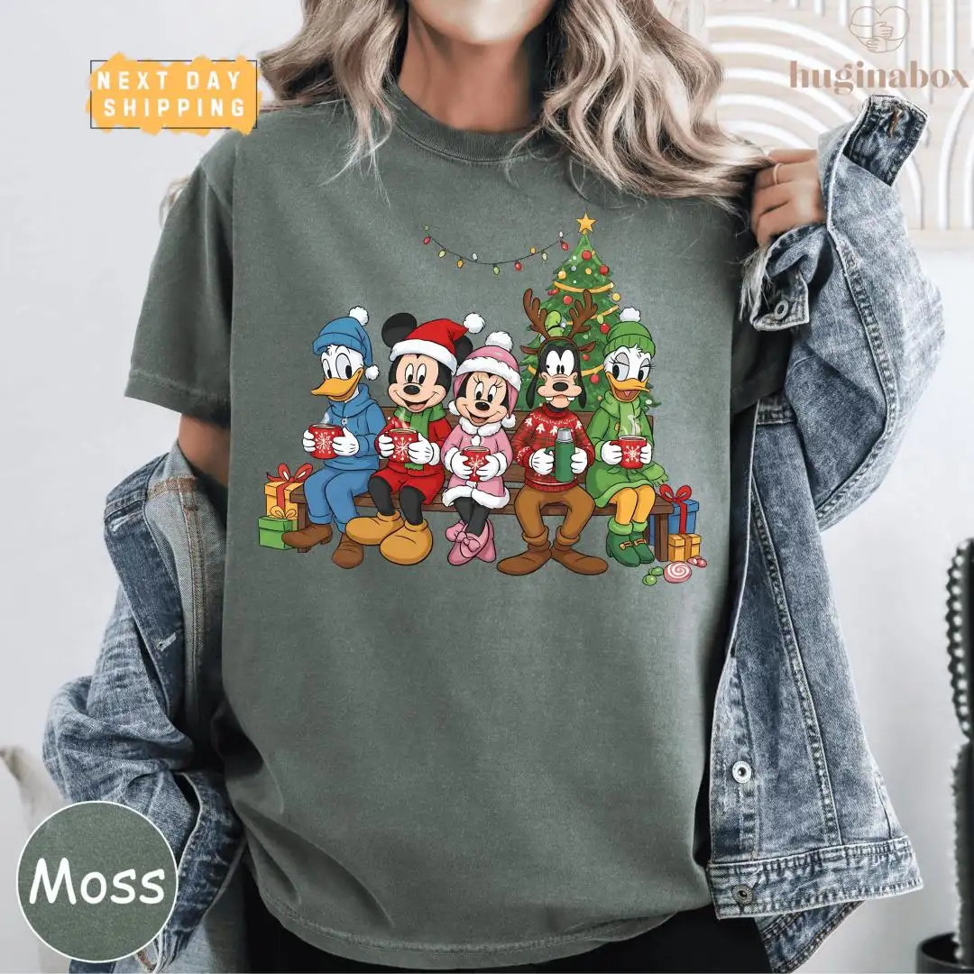 Disney Christmas Shirt | Festive Mickey & Friends Holiday Gift