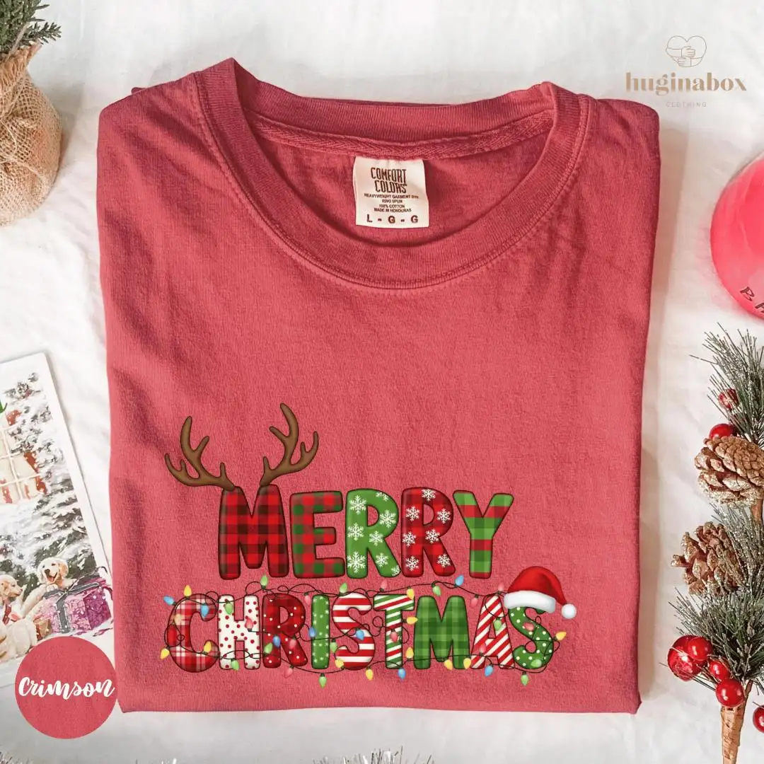 Christmas Plaid Holiday Shirt for Family