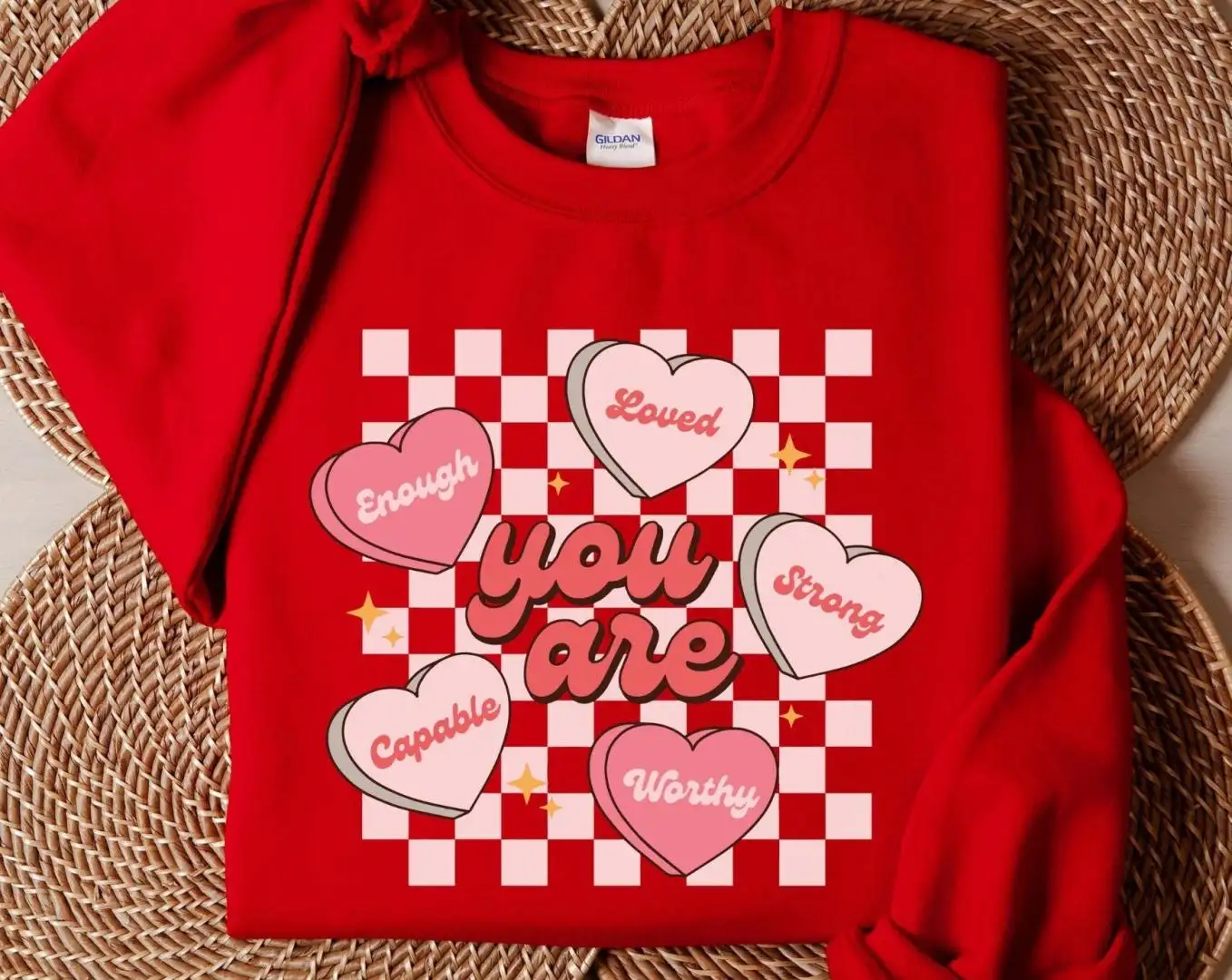 Valentine's Day You Are Loved Heart Shirt