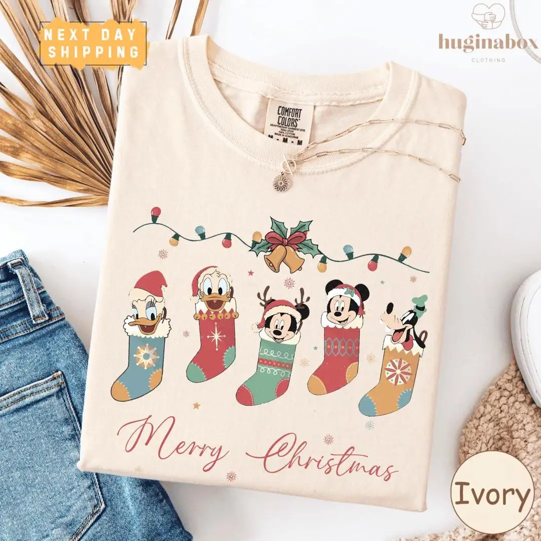 Vintage Disney Christmas Family Matching Shirt