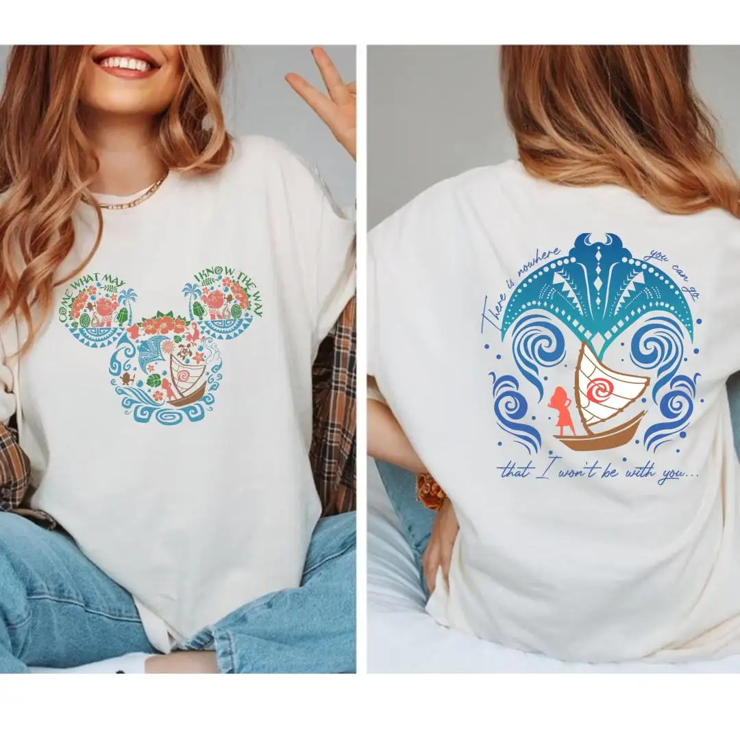Vintage Disney Moana Princess Shirt for Girls