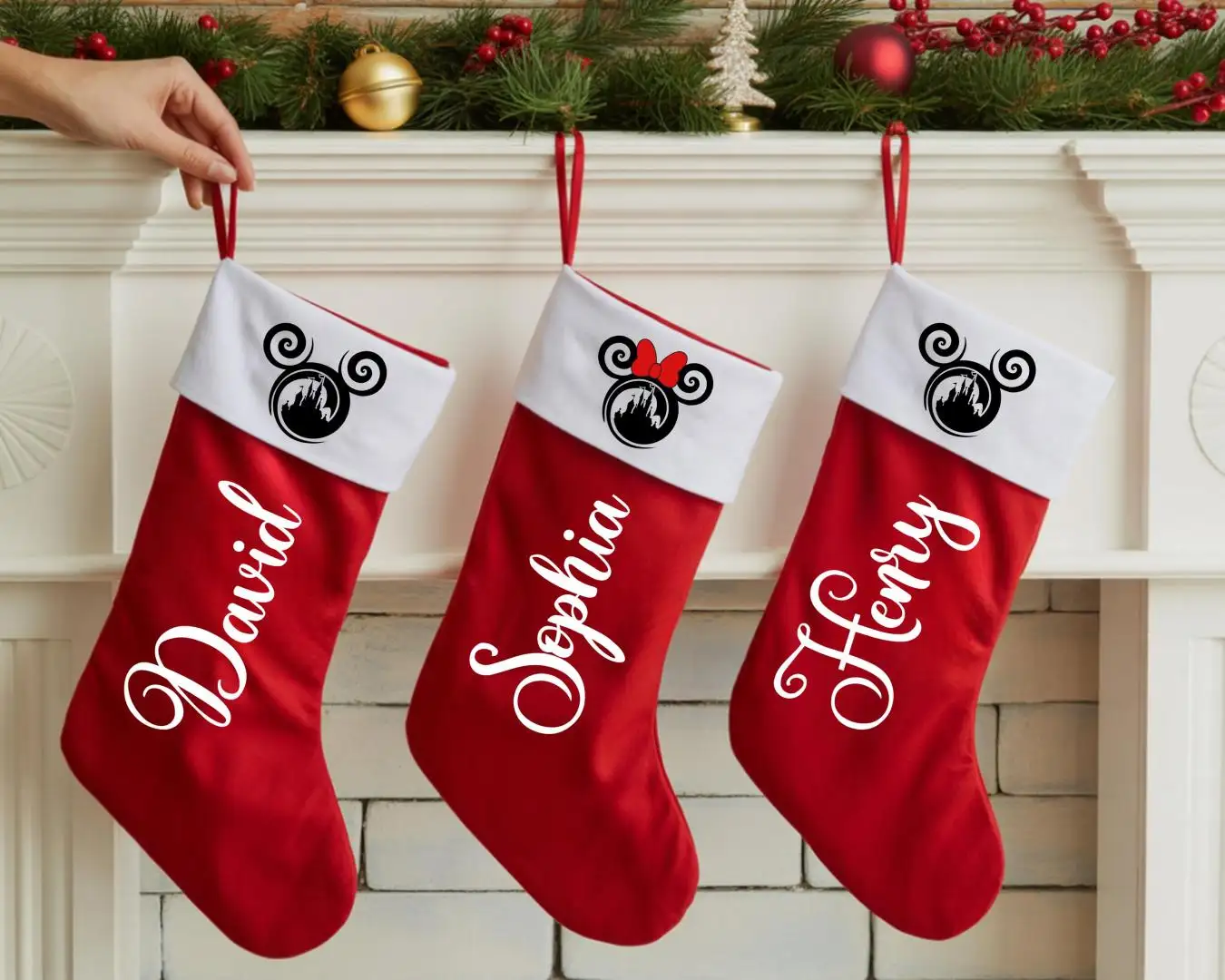 Personalized Disney Christmas Shirt for Kids