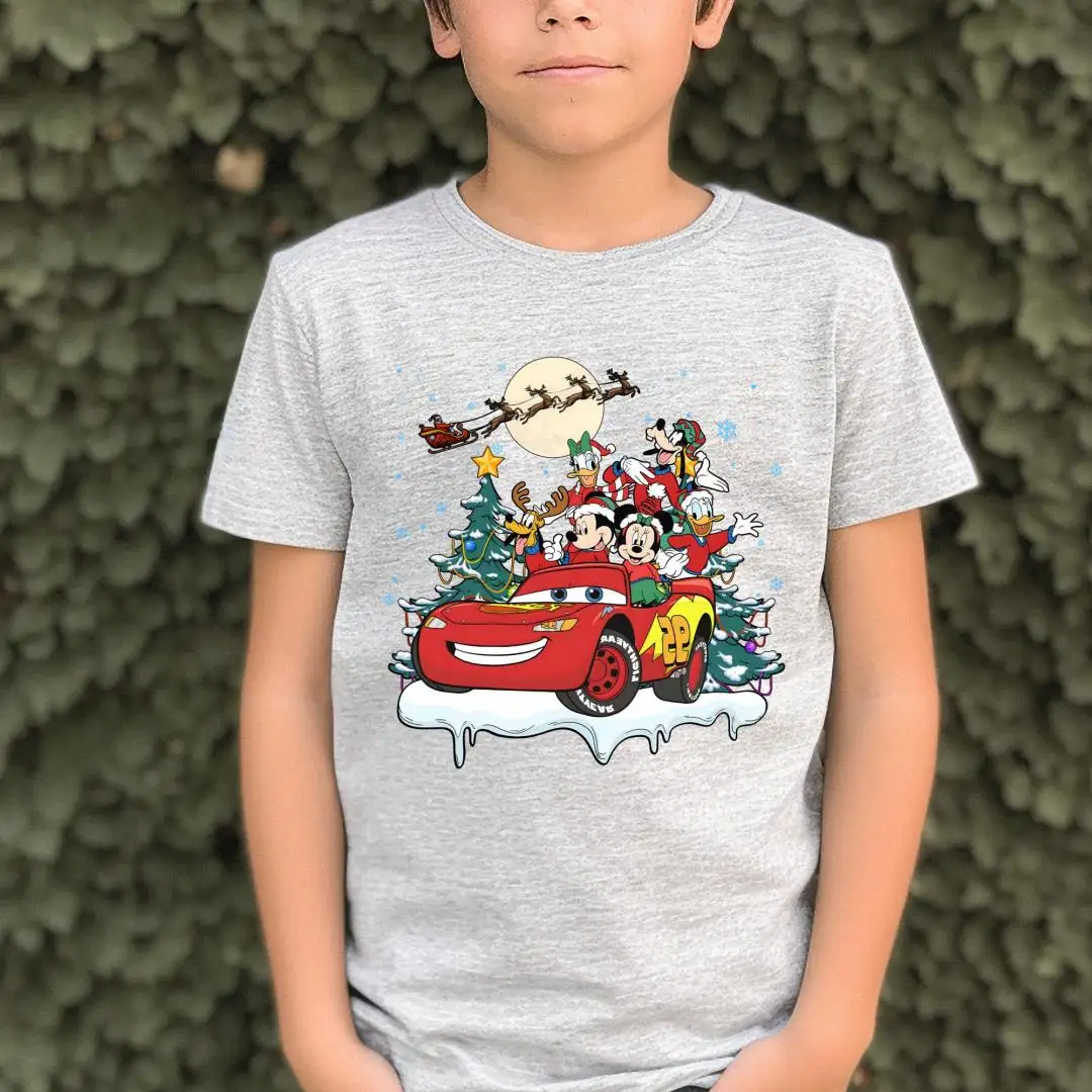Disney Cars McQueen Christmas Shirt for Kids