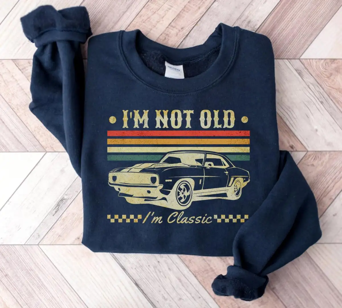 Classic Car Nostalgia Shirt for Men & Fathers Day Gift