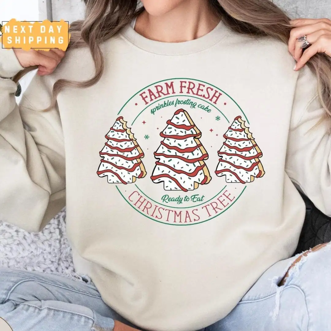 Christmas Tree Farm Holiday Sweatshirt for Women and Men