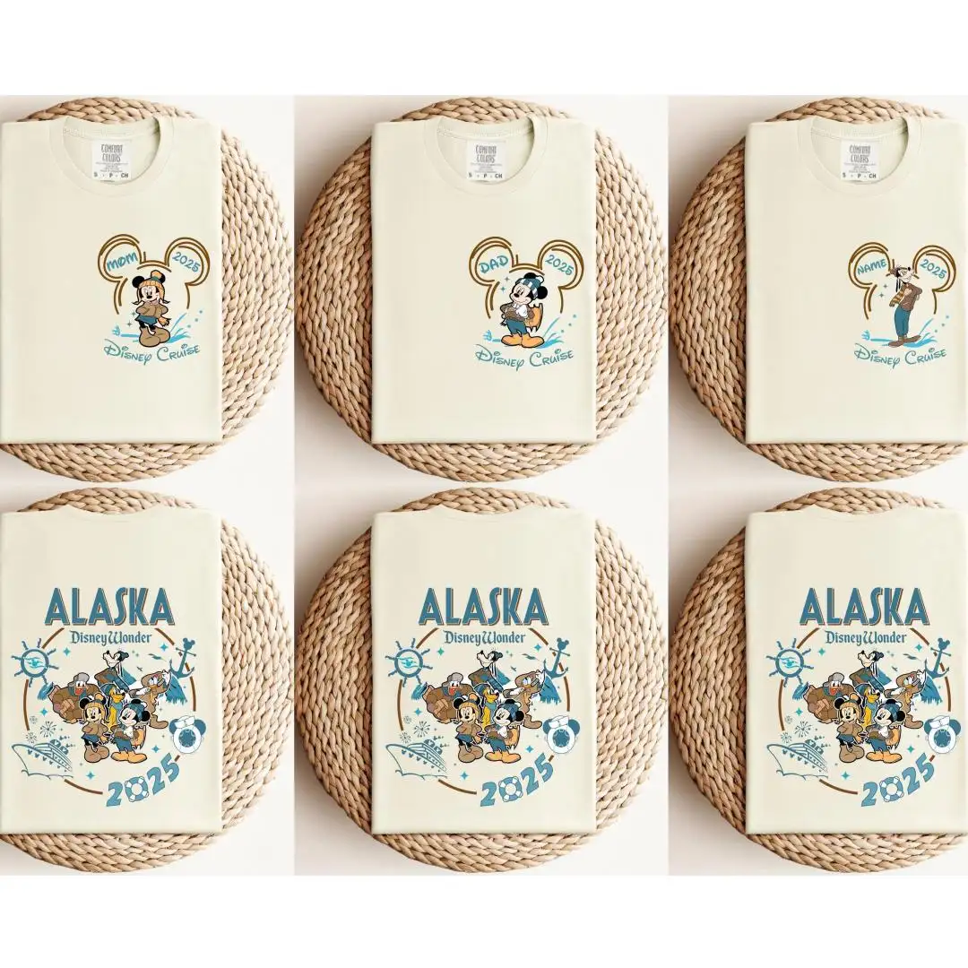 Custom Disney Alaska Cruise Shirt for Mickey And Friends