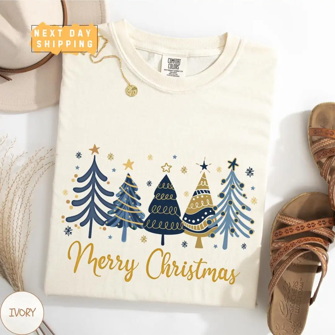 Christmas Tree Holiday Shirt for Her