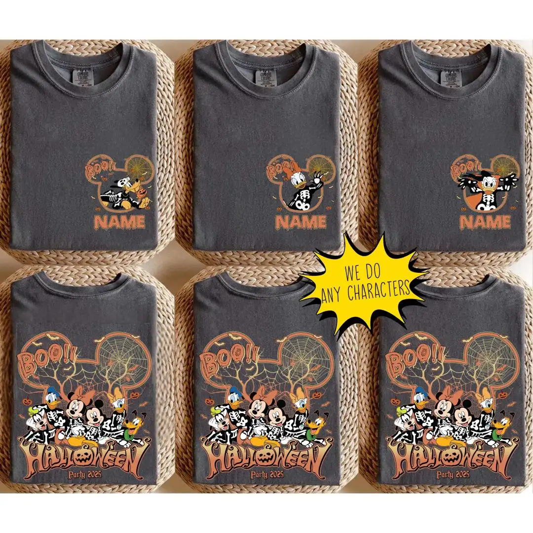Vintage Mickey Skeleton Shirt for Disney Halloween