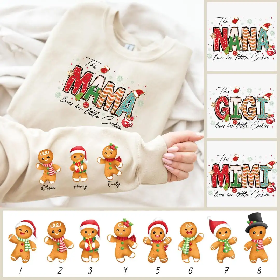 Custom Christmas Mama Personalized Holiday Shirt