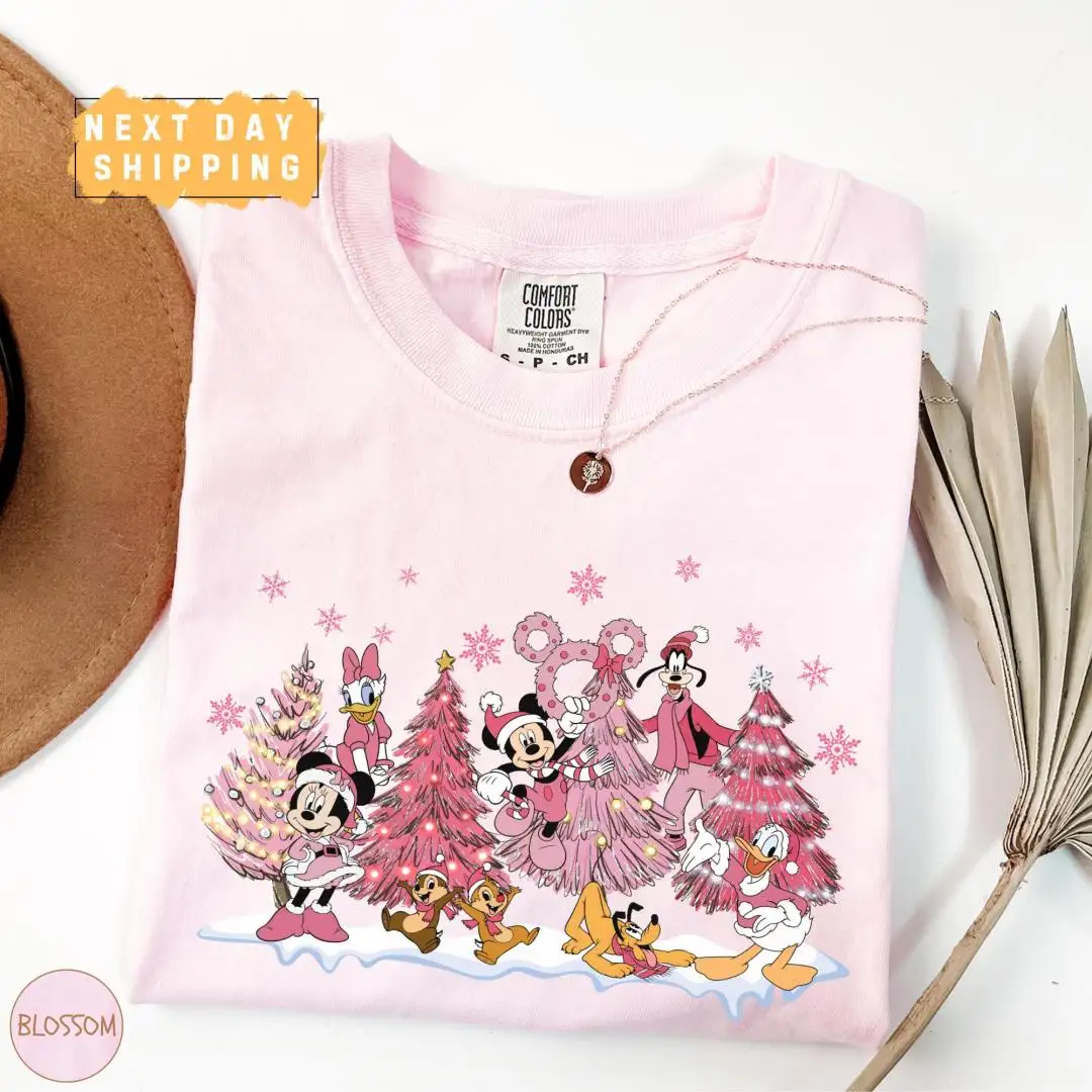 Disney Mickey Christmas Tree Shirt | Holiday Family Matching Gift