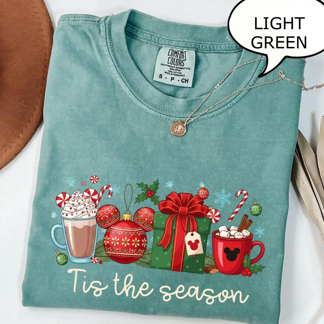 Comfort Colors Mickey Christmas Shirt for Winter