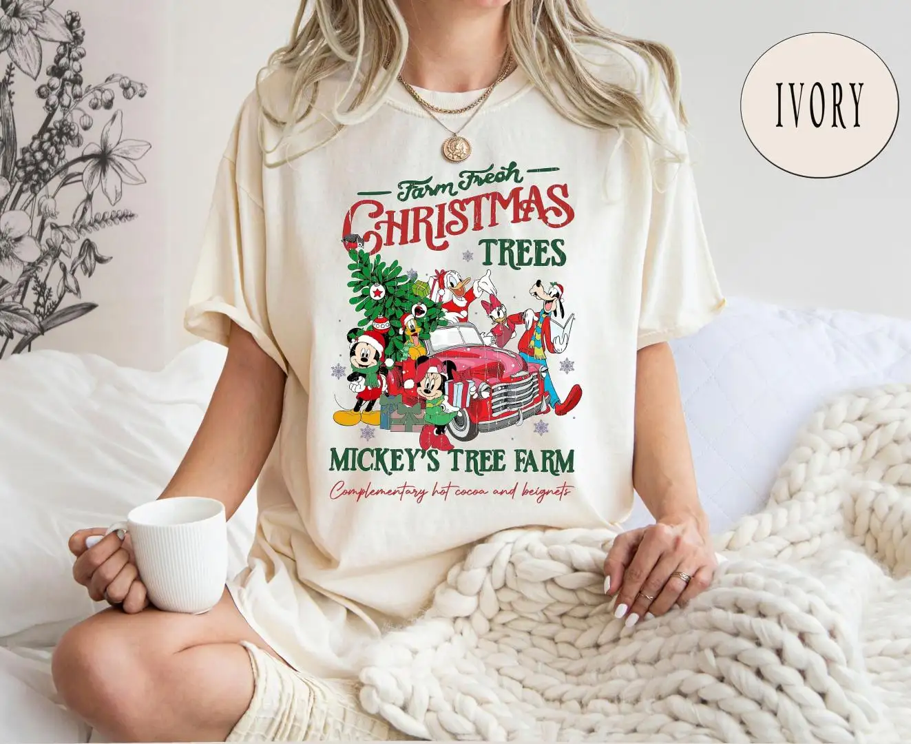 Disney Mickey's Tree Farm Christmas Shirt