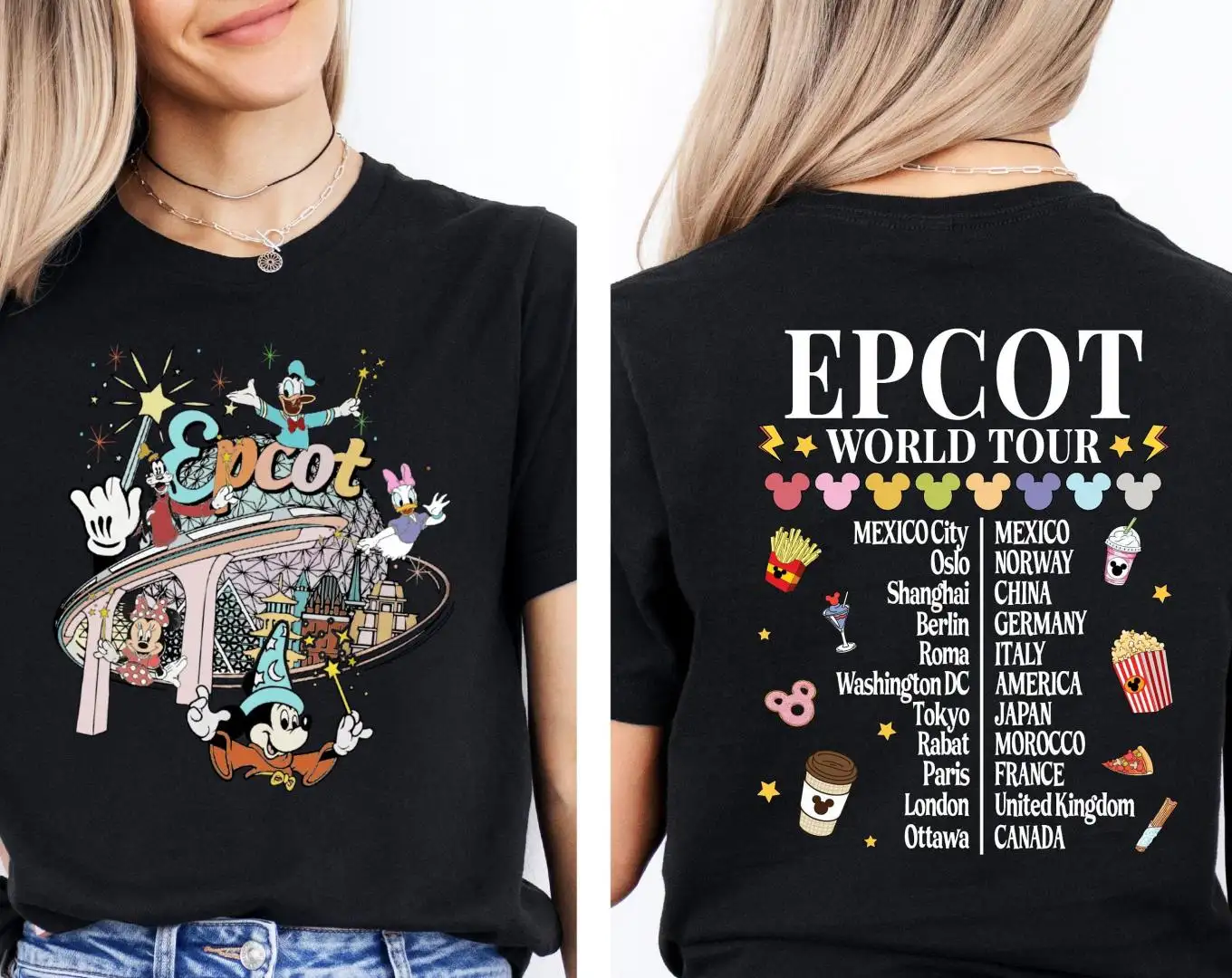 Disney Epcot World Tour Mickey Shirt