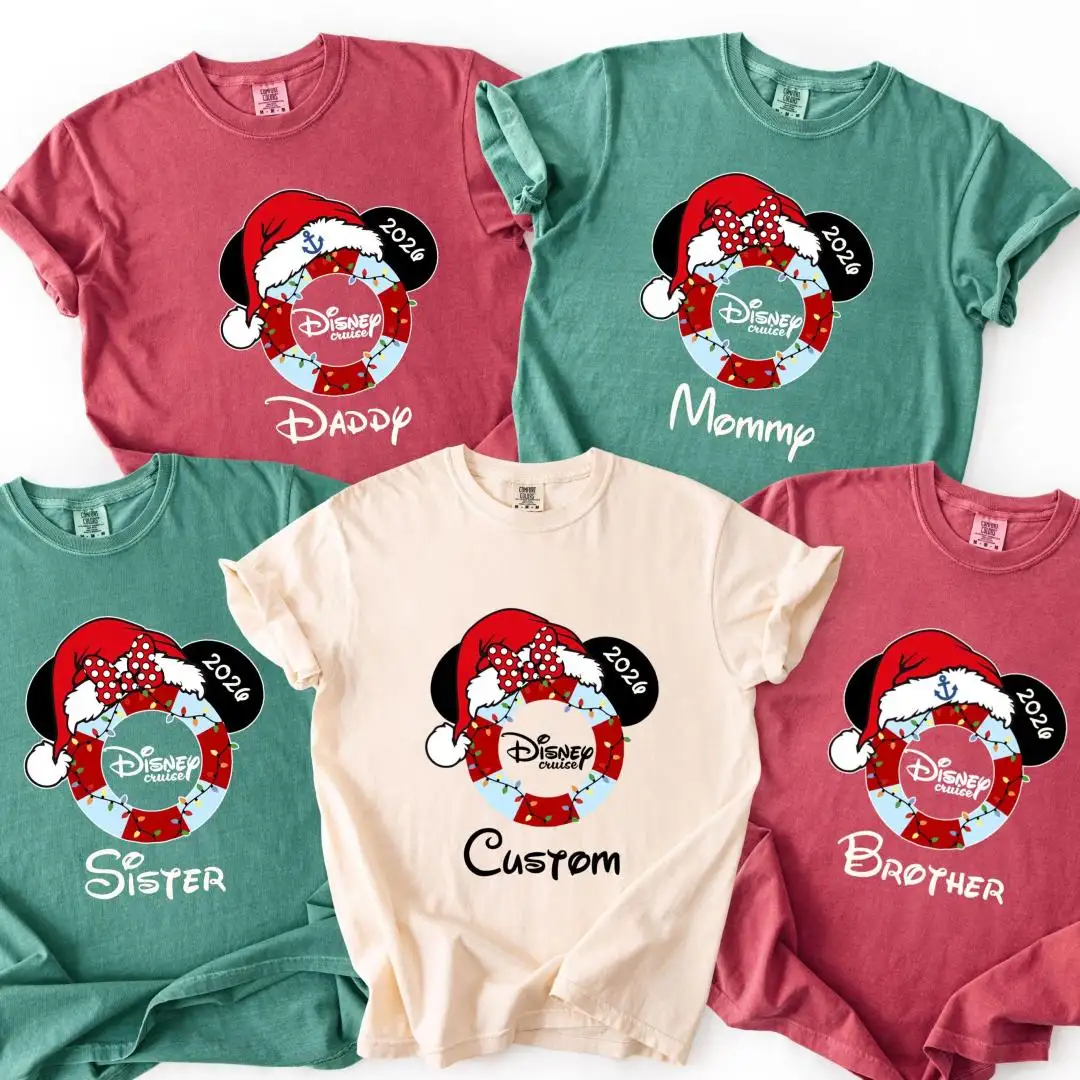 Custom Christmas Cruise Shirt for Family Matching