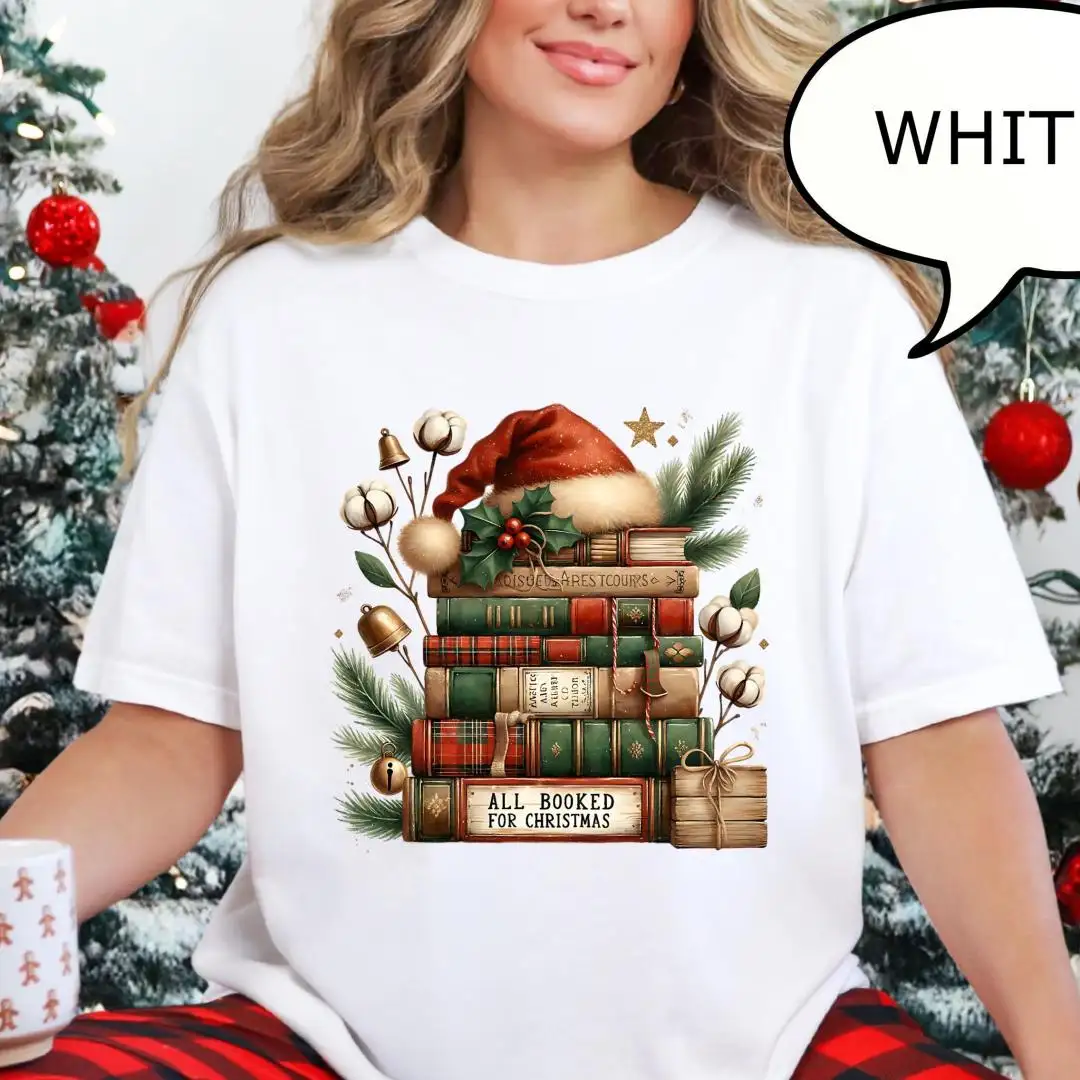 Christmas Book Lover Shirt | Holiday Reader Gift