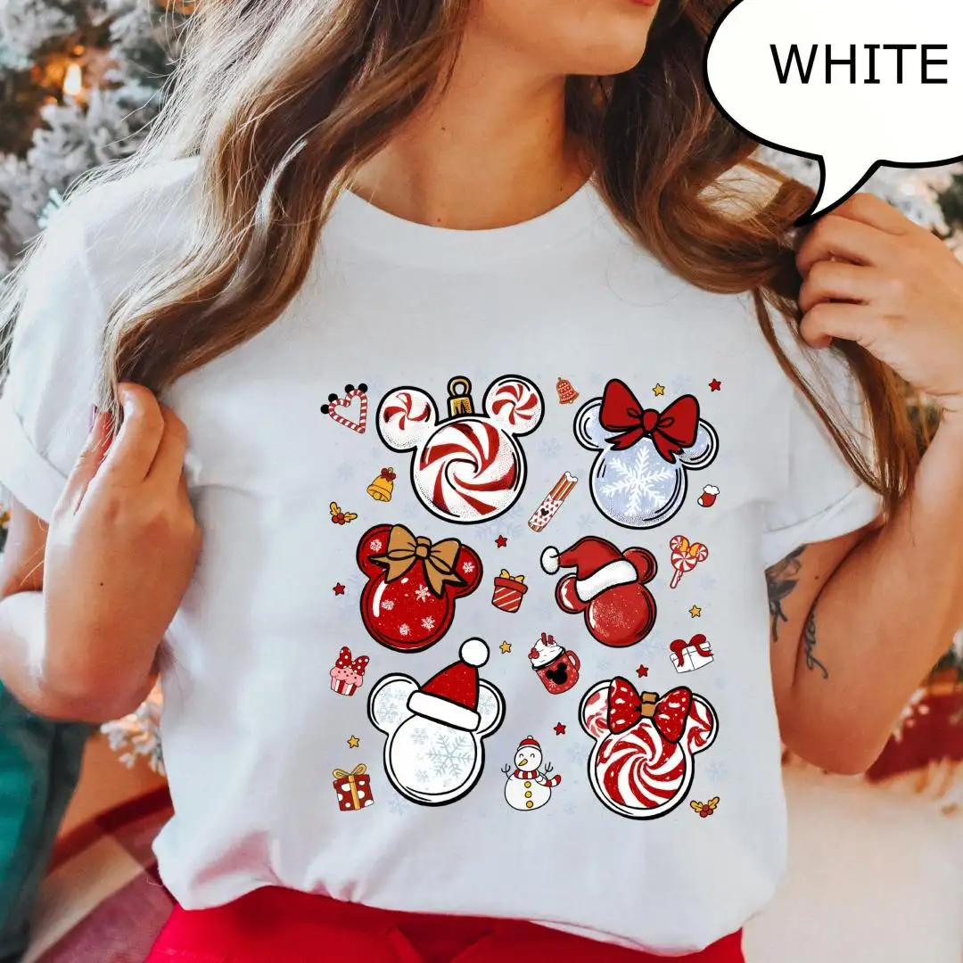 Disney Christmas Shirt with Mickey Minnie Holiday Party Design