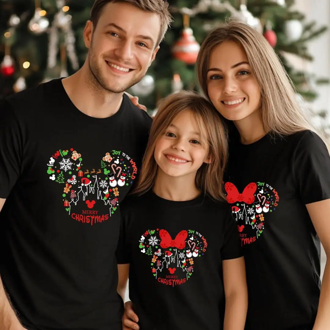 Disney Family Christmas Shirt with Mickey and Minnie