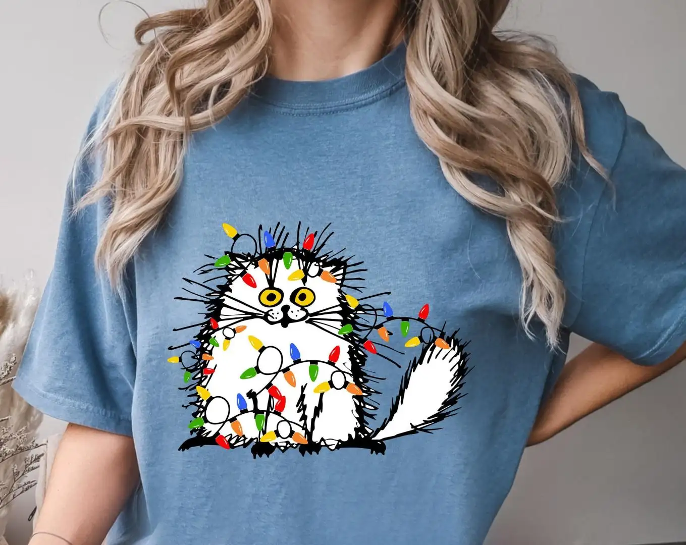 Christmas Cat Lover Shirt | Funny Animal Gift Shirt