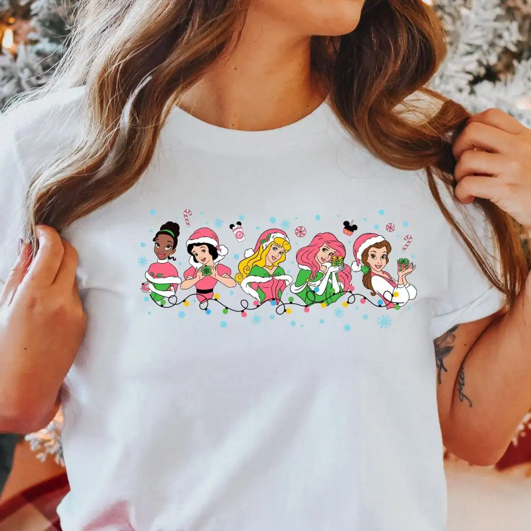 Disney Princess Christmas Shirt for Women