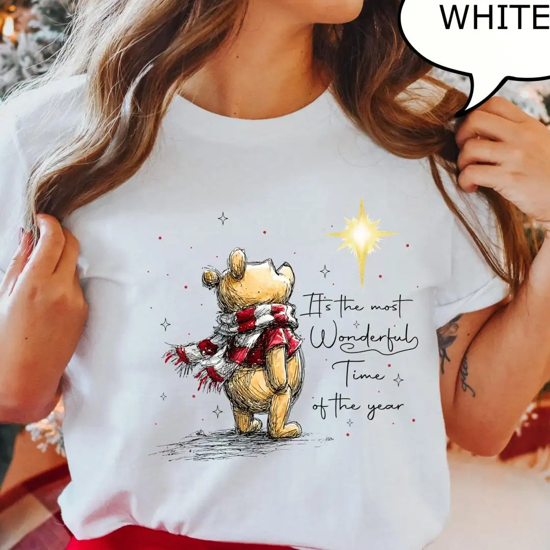 Comfort Colors Winnie The Pooh Christmas Shirt