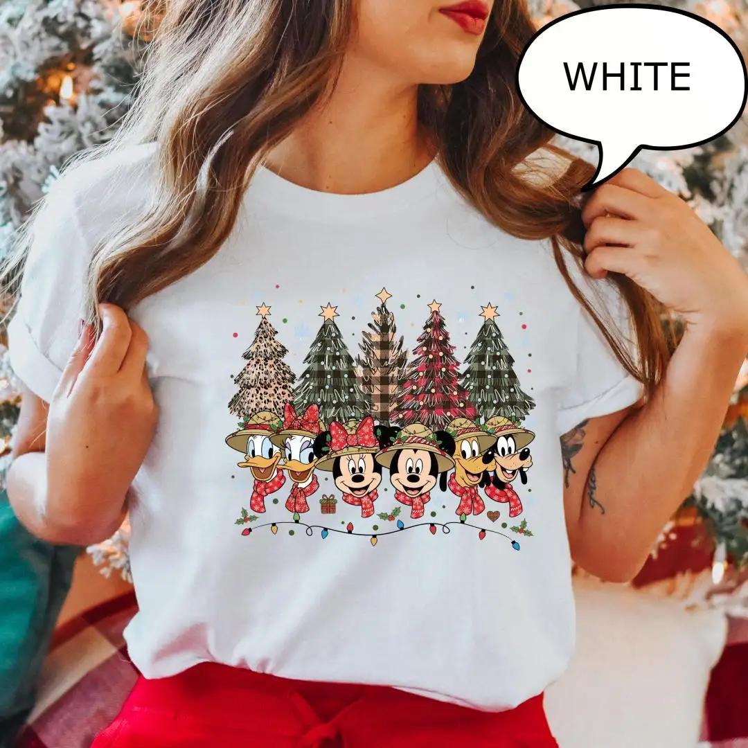 Disney Christmas Tree Holiday Shirt for Mickey Fans