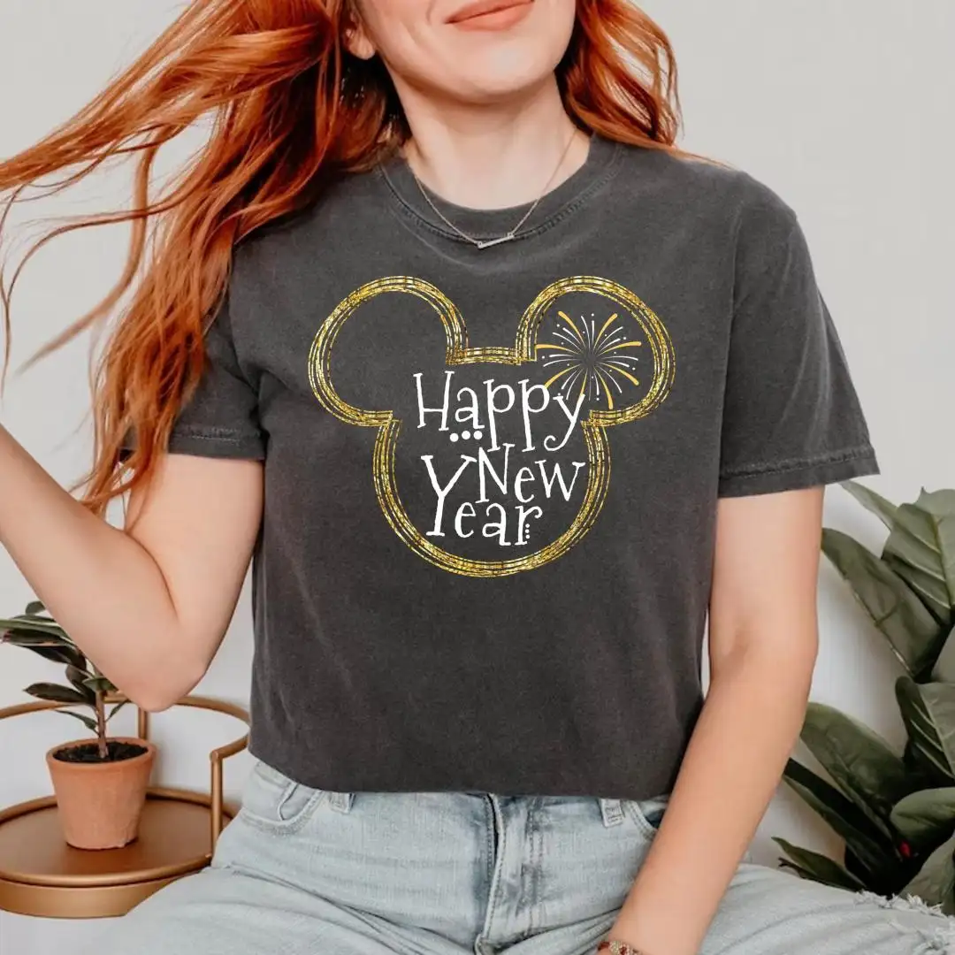 Comfort Colors Happy New Year Christmas Party Shirt