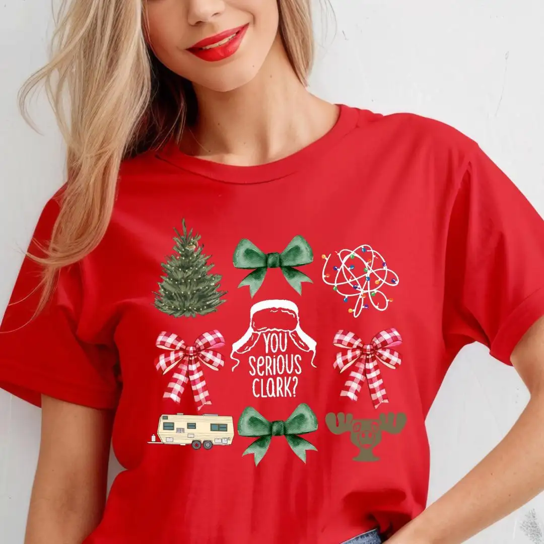 Retro Christmas Coquette Shirt for Holiday Party