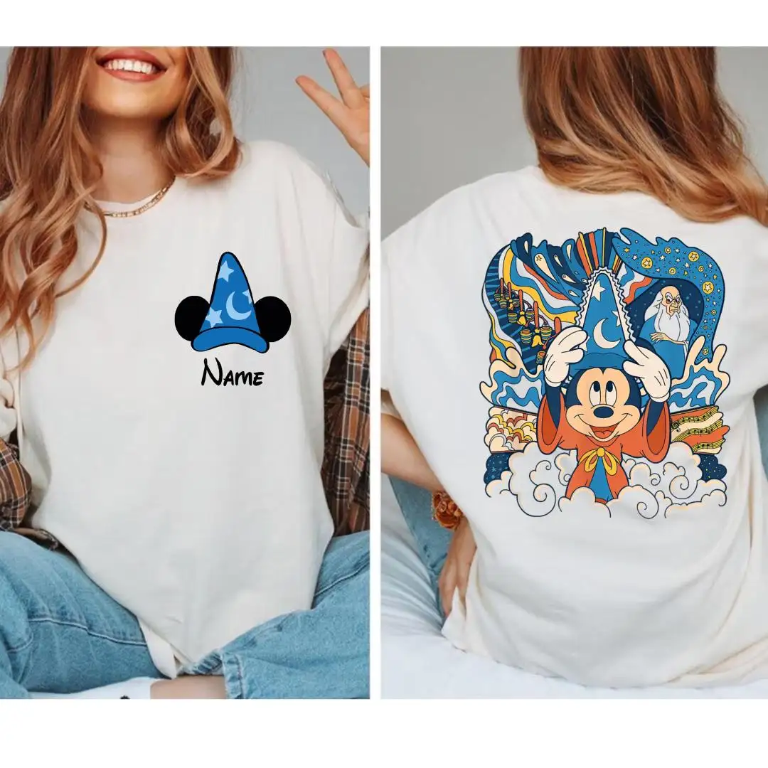 Custom Disney Fantasia Mickey Shirt for Adults