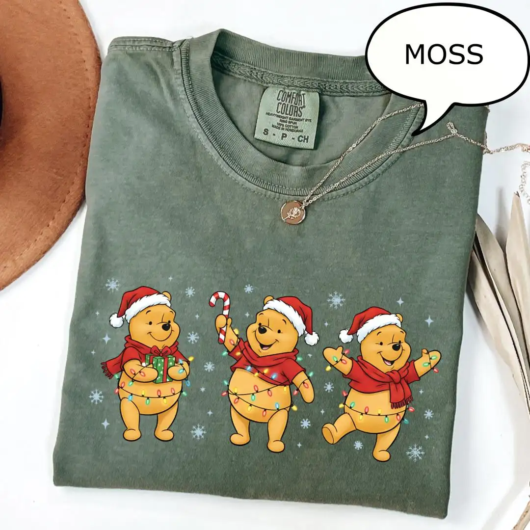 Disney Winnie The Pooh Christmas Shirt Gift